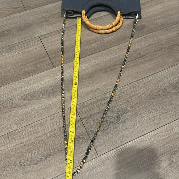 Fossil canvas tote bamboo round handles - Picture 14 of 15